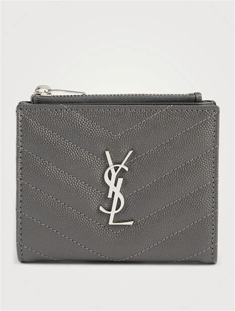 saint laurent leather zip card holder|saint laurent card holder case.